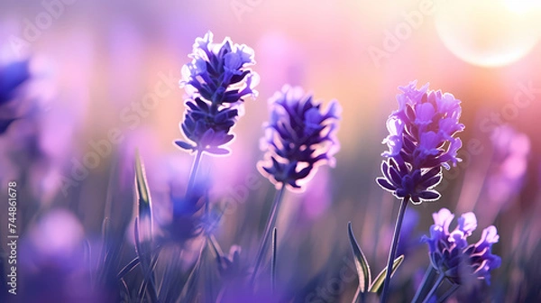 Fototapeta Beautiful lavender wallpaper