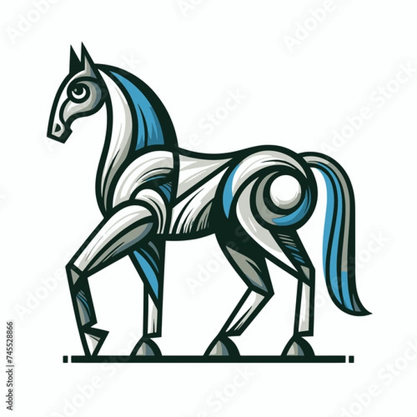 Fototapeta horse illustration