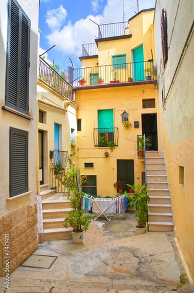 Fototapeta Alleyway. Altamura. Puglia. Italy.