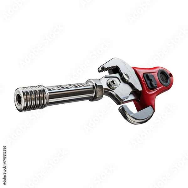 Fototapeta Pipe wrench isolated on transparent background