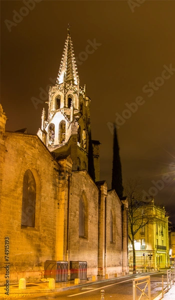 Fototapeta Saint Pierre church in Avignon - Provence, France