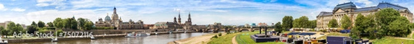 Fototapeta Panoramic view of Dresden