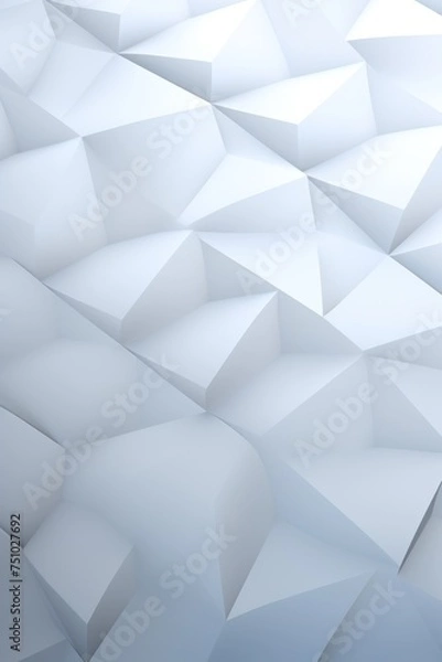 Fototapeta a white surface with many triangles