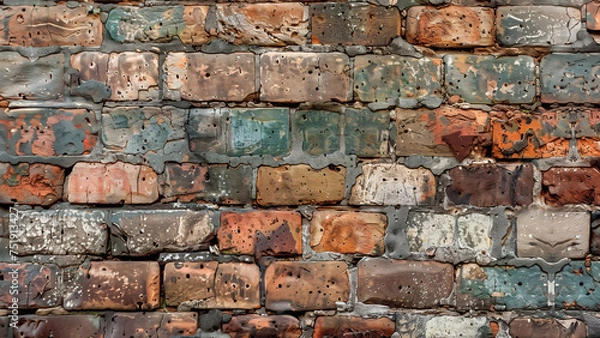 Fototapeta The Old Brick Wall Wallpaper