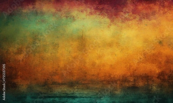 Fototapeta Abstract art gradient background with liquid fluid grunge texture.