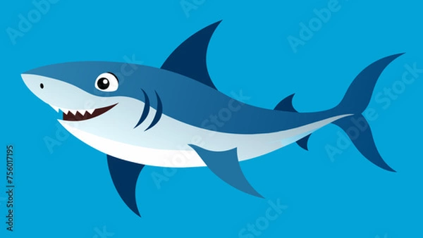 Fototapeta Illustration of a shark