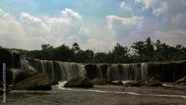 Fototapeta waterfall in the forest