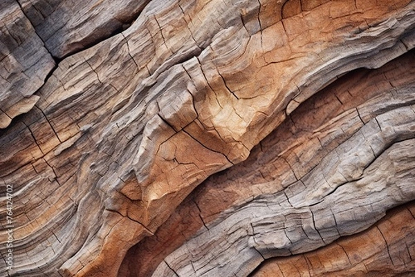 Fototapeta Natural Textures: Stone and Bark Patterns in Abstract