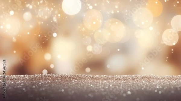 Fototapeta Bokeh Glitter vintage lights background