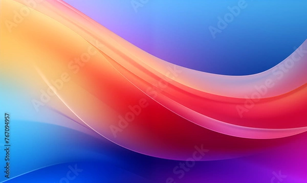 Fototapeta Abstract blurred rainbow color background