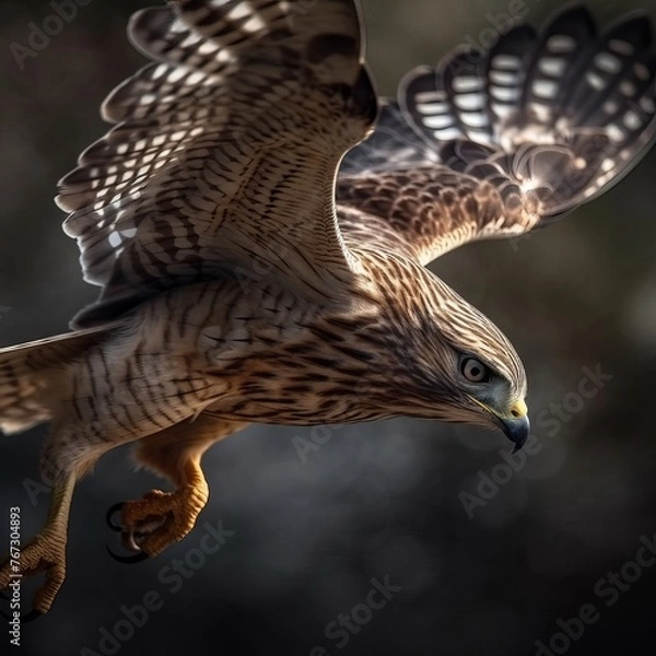 Fototapeta Hawk Majesty: Breathtaking Images of the Noble Predator