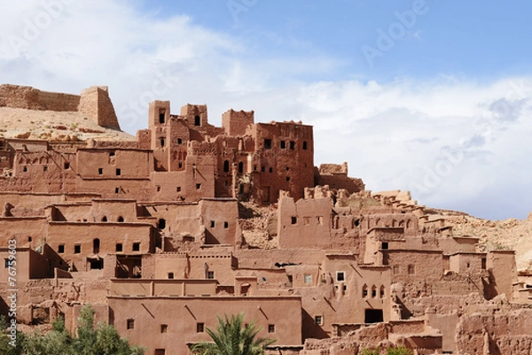 Fototapeta Morocco. Kasbah Ait Ben Haddou near Ouarzazate