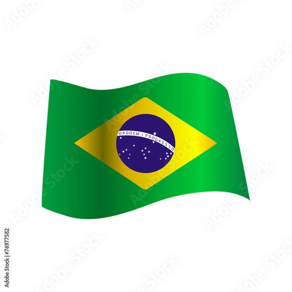 Fototapeta Flag of Brazil