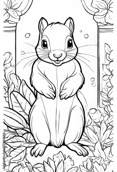 Fototapeta Cute Easter Bunny Printable
