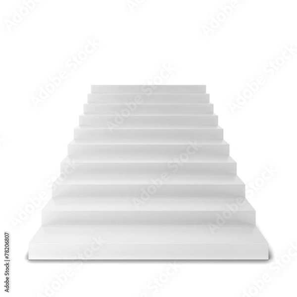 Obraz White stairs