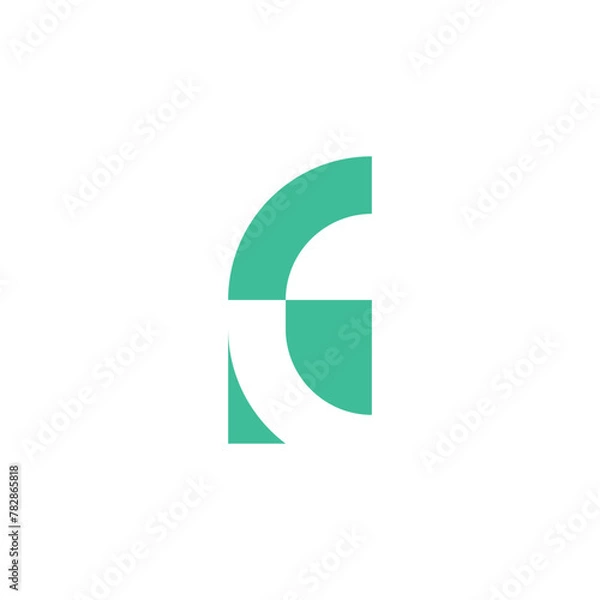 Fototapeta Letter G Quote Logo