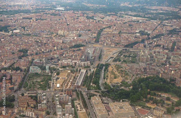 Obraz Aerial view of Turin