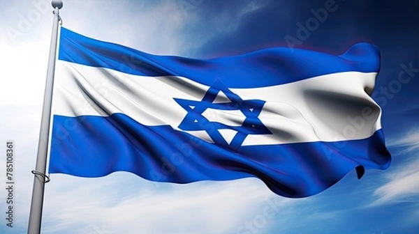 Fototapeta Flag of Israel background