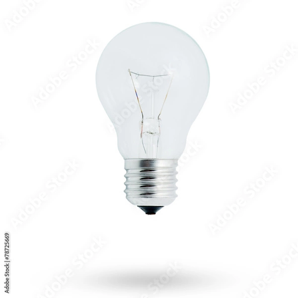 Fototapeta Light bulb isolated 