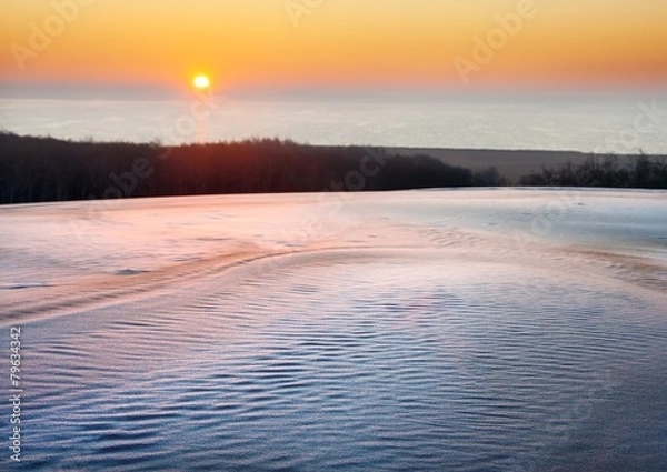 Obraz Sand dunes at sunrise