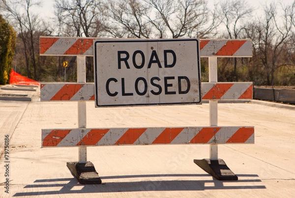 Obraz Road Closed