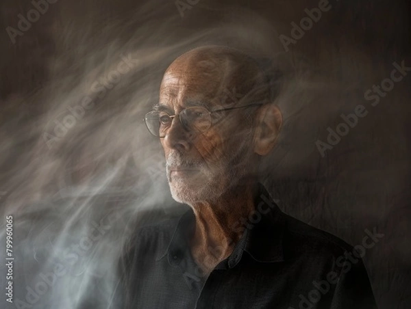 Fototapeta Portrait of an elderly man