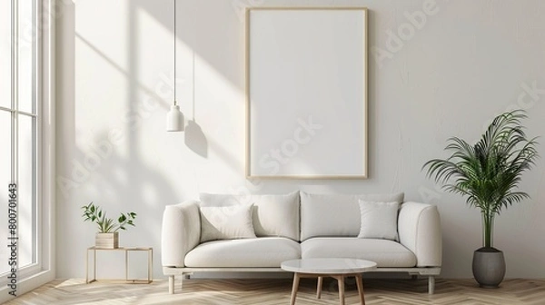 Fototapeta  beautiful interior in minimal style