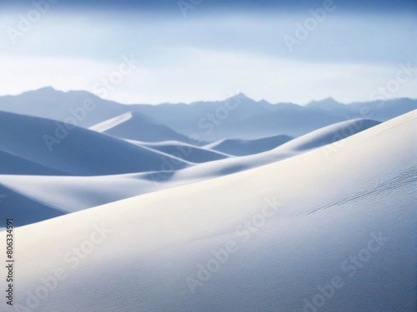 Fototapeta snow covered mountains