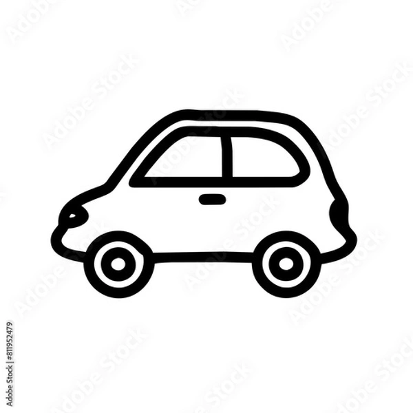 Fototapeta Car Outline Icon