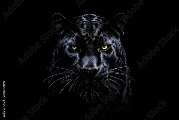 Obraz portrait of a black tiger