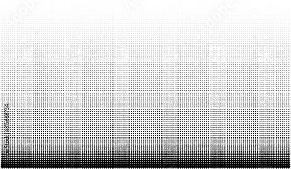 Fototapeta Black halftone gradient background png. 