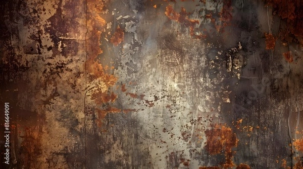 Fototapeta abstract worn texture with rust