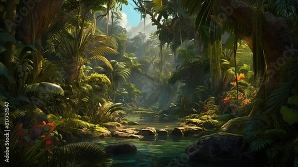 Fototapeta Tropical Climate of the Jungle UHD Wallpaper