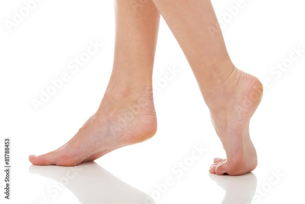 Fototapeta Healthy female feet.