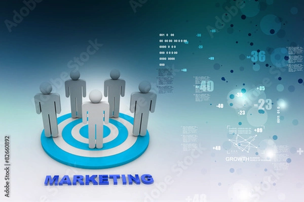 Fototapeta Marketing Concept