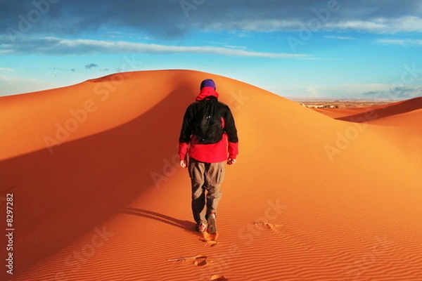 Fototapeta Hike in desert