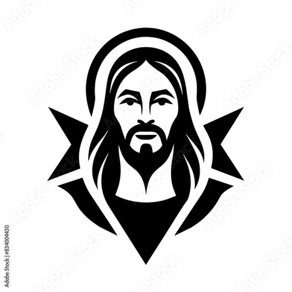 Fototapeta Lord Jesus Christ logo icon