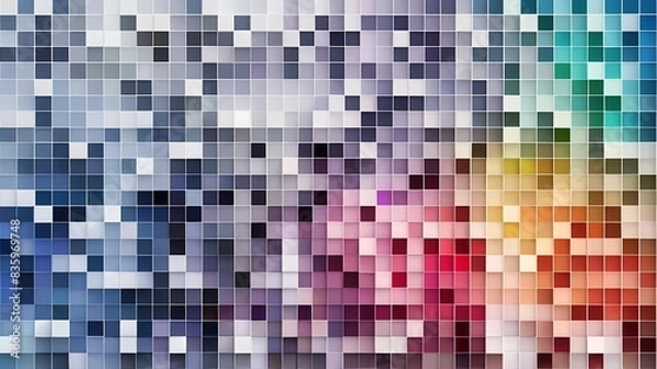 Fototapeta abstract background with squares