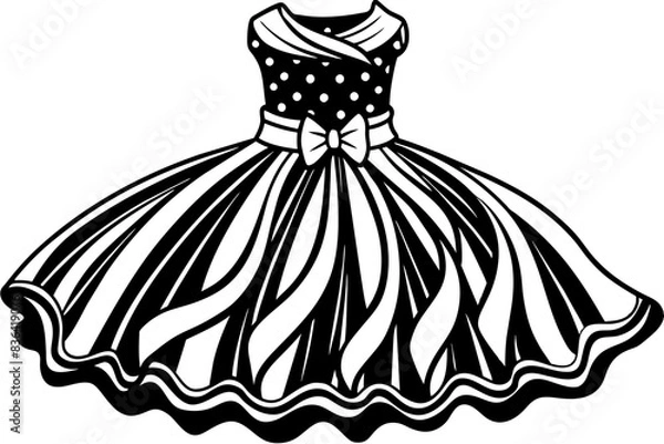 Fototapeta illustration of a dress