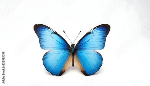 Fototapeta Butterfly isolated on white Background Generative Ai