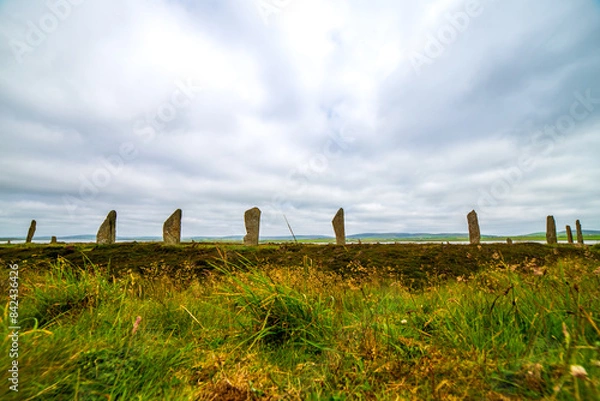 Fototapeta Ring of Brodgar Stones Orkney Island