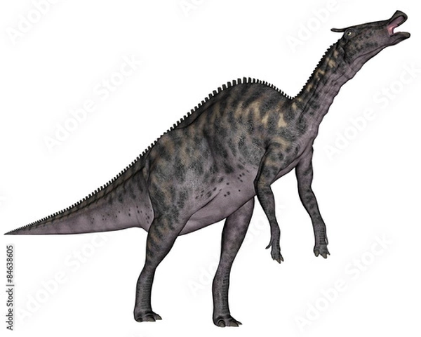 Fototapeta Saurolophus dinosaur - 3D render