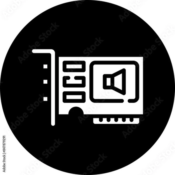 Fototapeta SOUND CARD,electronics,device,multimedia,technology.svg