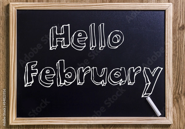 Fototapeta Hello February