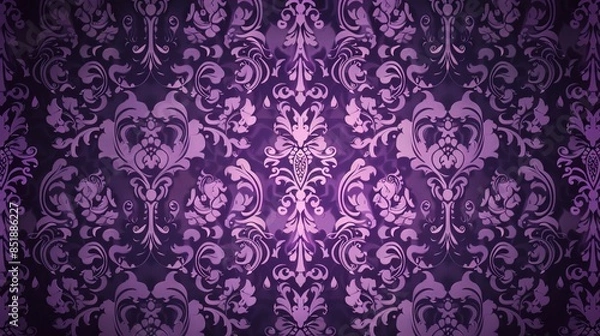 Obraz Purple pattern wallpaper