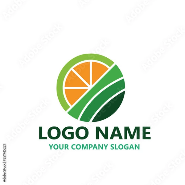 Fototapeta Landscape Environmental vector logo template