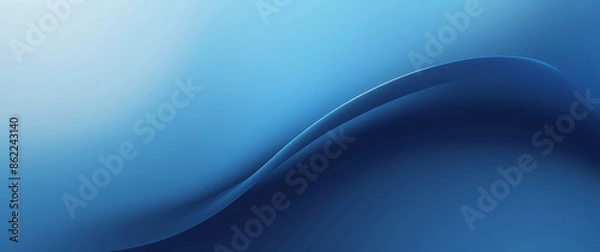 Fototapeta Abstract blue gradient background looks modern blurry textured blue wallpaper. ai