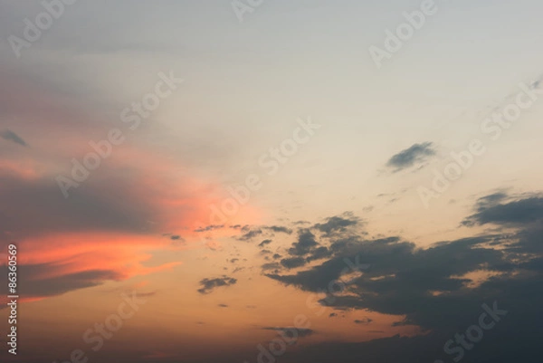 Fototapeta sunset sky background