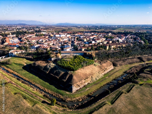 Fototapeta Fortified city of Palmanova. UNESCO pearl.