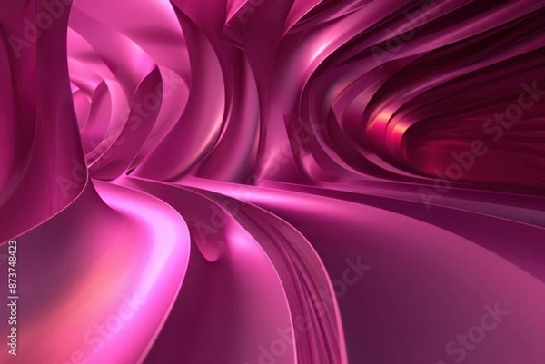 Fototapeta Abstract Pink Swirling Pattern